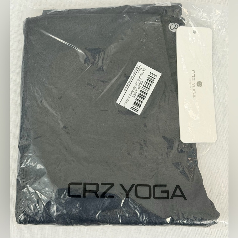 CRZ Yoga High-Waist Matte Butter Luxe Black Faux Leather  Leggings Med. NWT - Picture 9 of 9